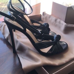 Gianvito Rossi | Shoes | Nib Gianvito Rossi Portia Sandals Size 36 Black |  Poshmark